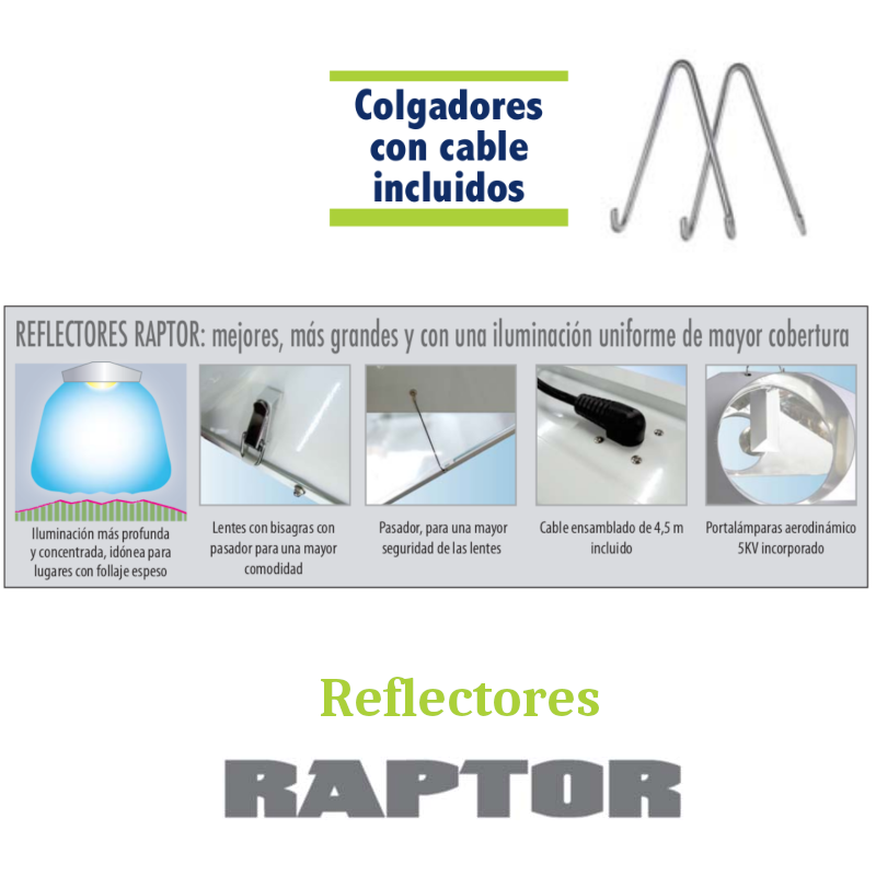 Reflector Raptor Dual AC 200mm