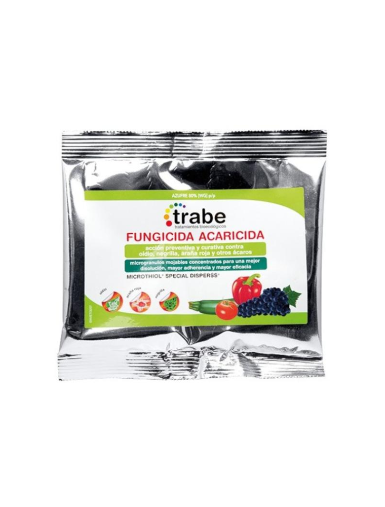 Fungicida Acaricida - AZUFRE 50gr Trabe